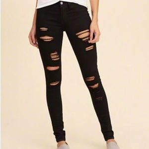 Hollister super skinny ripped  jeans